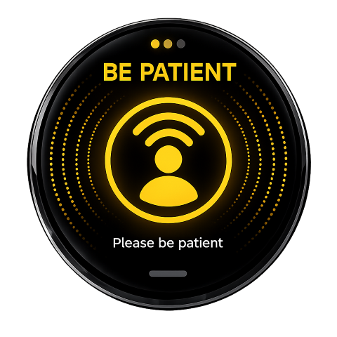 Be patient screen